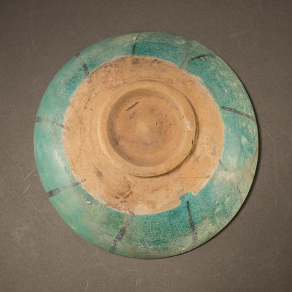 Persian Turquoise-Glazed Bowl [J0142]