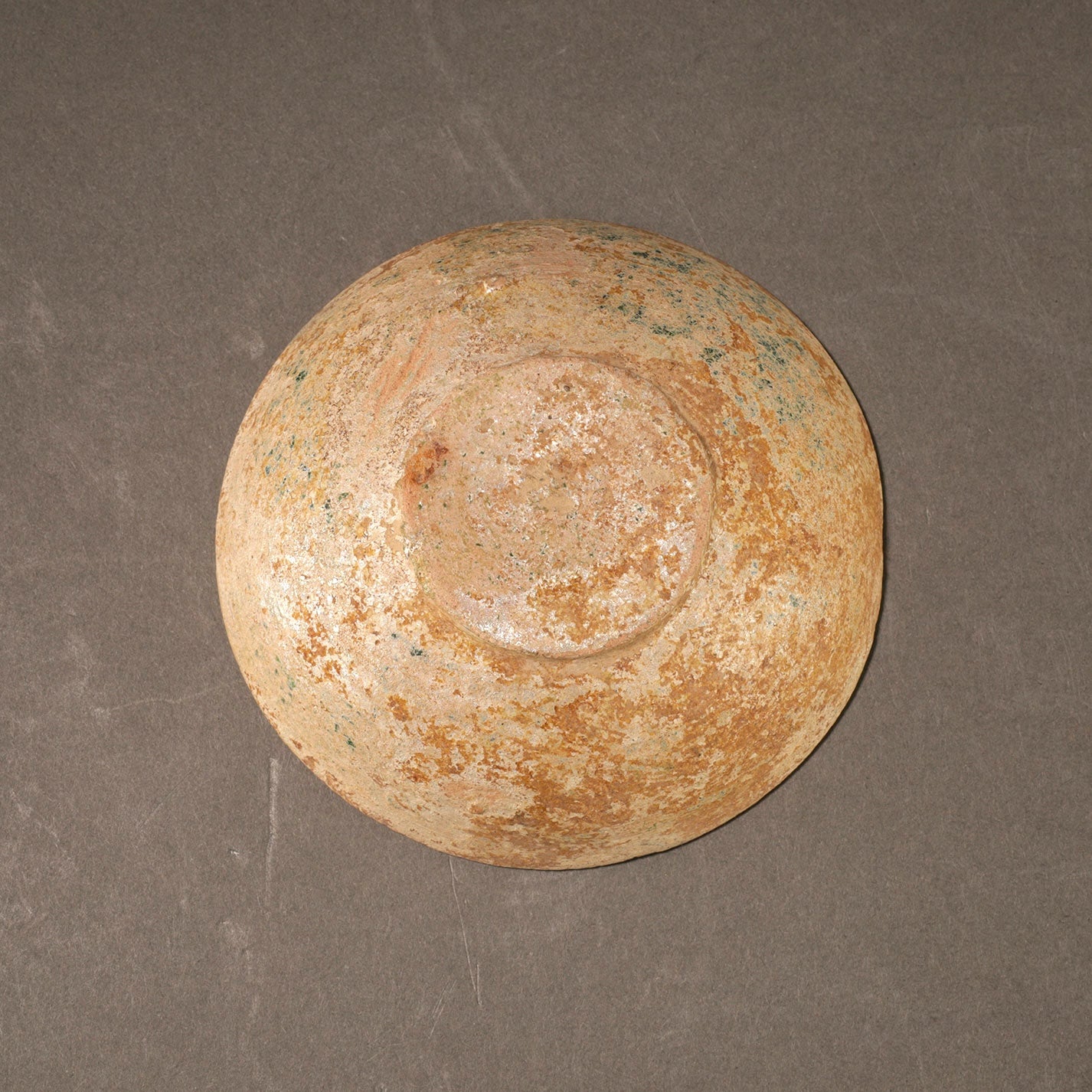 Green Glazed Bowl [J0172]