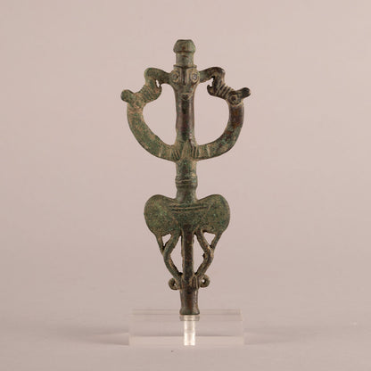 Luristan Bronze stick head
