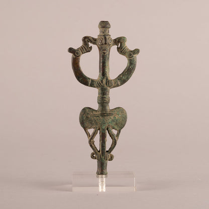 Luristan Bronze stick head