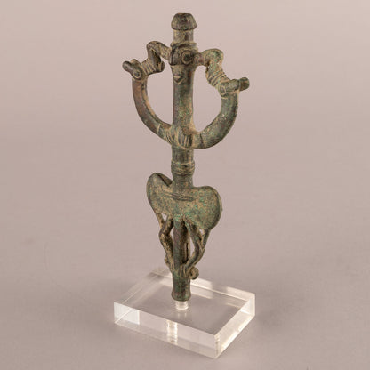 Luristan Bronze stick head