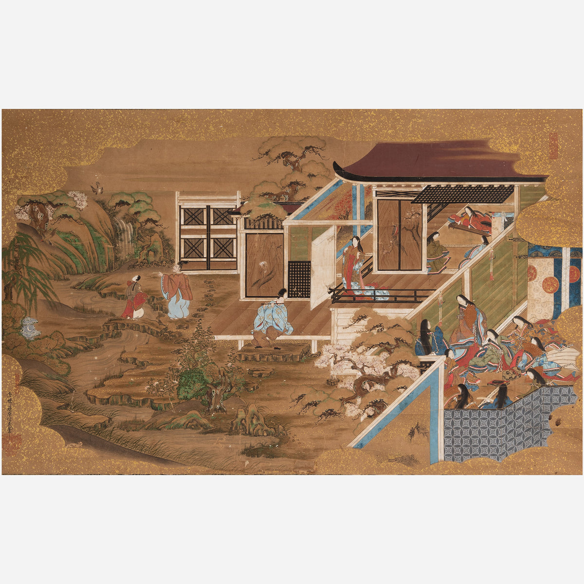 [K0221] Nobutake Fujiwara / Imperial Court Scene