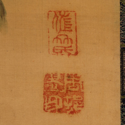 佐竹永海 ( 会津 1803-1874 ) / 花鳥画双幅 [K0417]
