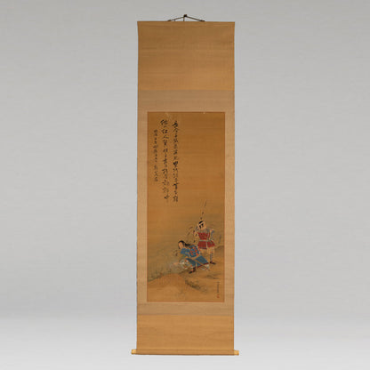 川邊御楯 ( 福岡縣 1838-1905 ) / 大刀洗畫贊幅