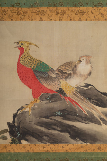[K0447] Unknown Artist / Large Flower-and-Bird Painting