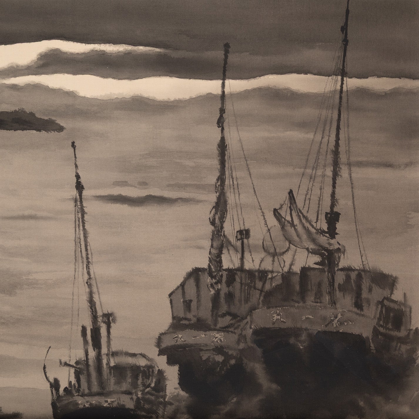 児玉希望 ( 広島 1898 - 1971 ) / 暮潮 [K0461]