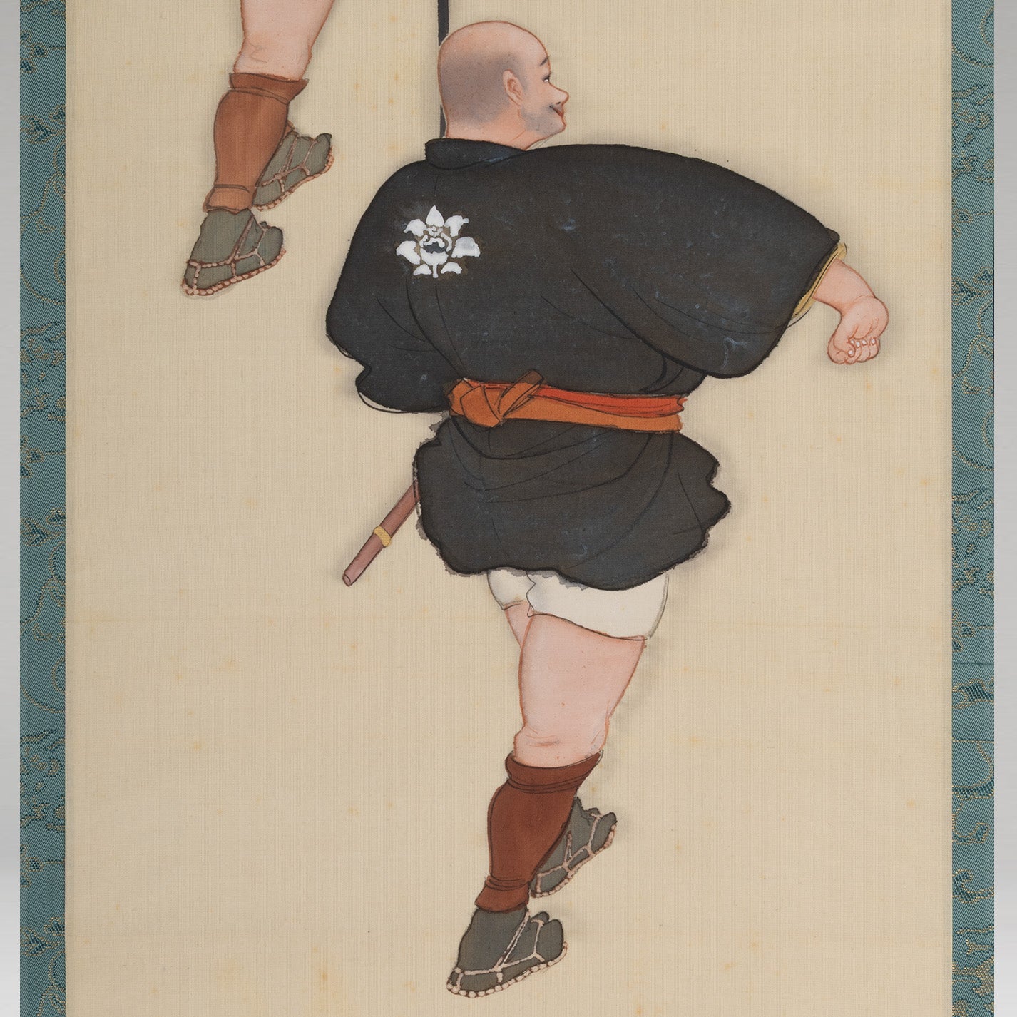 [K0533] 岩佐古香（愛知縣，1884–1951）／秋冬景四幅對掛軸