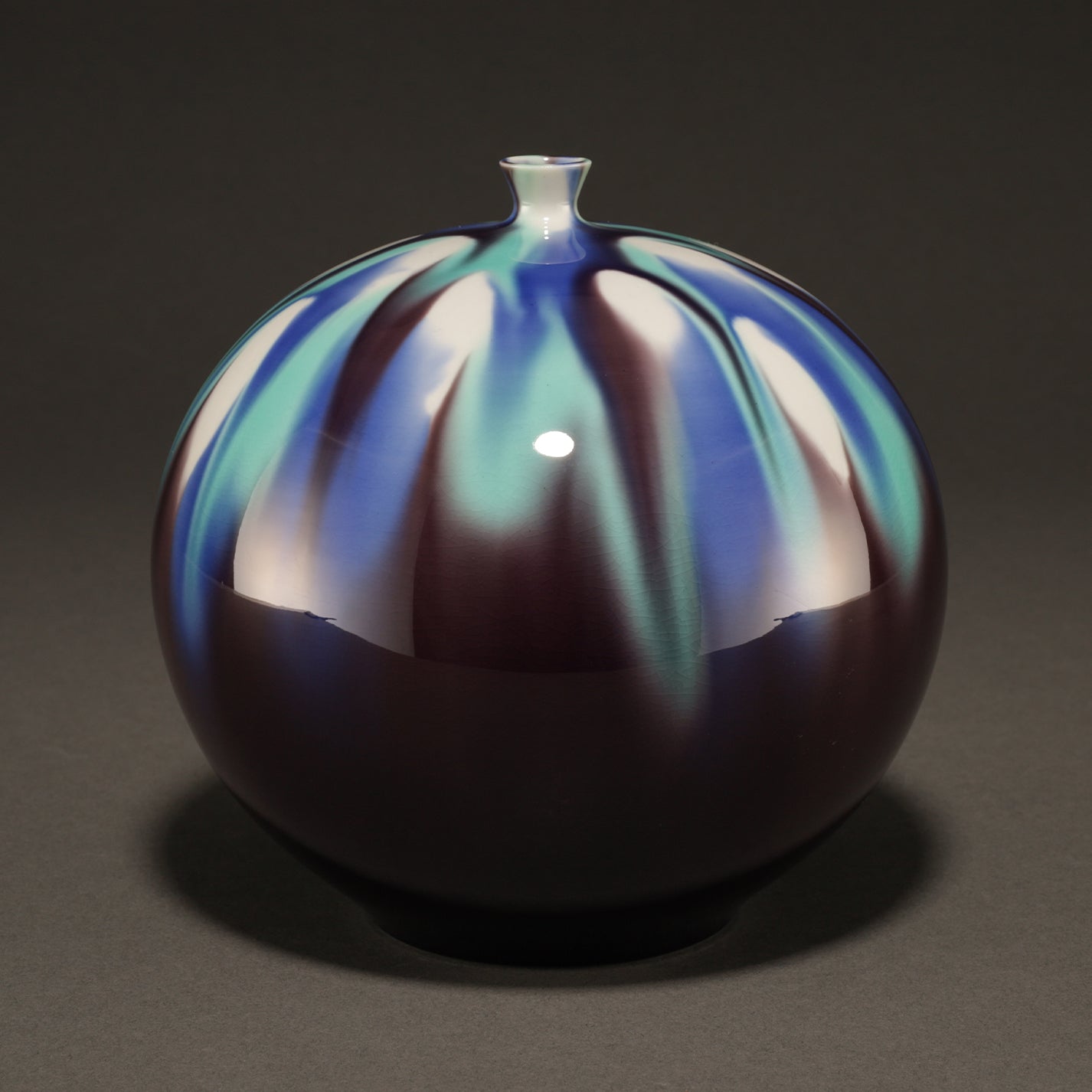 L0099] 三代 徳田八十吉 ( 石川県1933 - 2009 ) / 壺 – Uni-art Gallery
