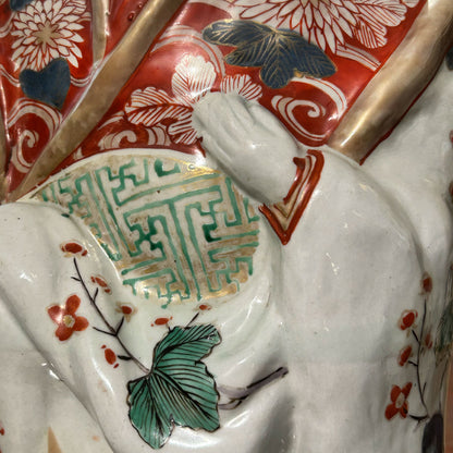 古伊萬里彩繪美人人偶