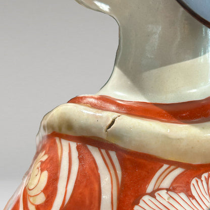 Koimari Polychrome Porcelain Figure of a Beauty [L0101]