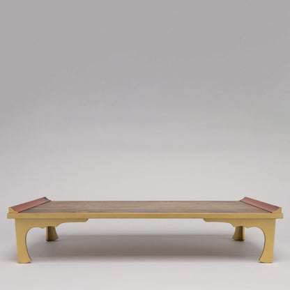 時繪山水樓閣紋書案