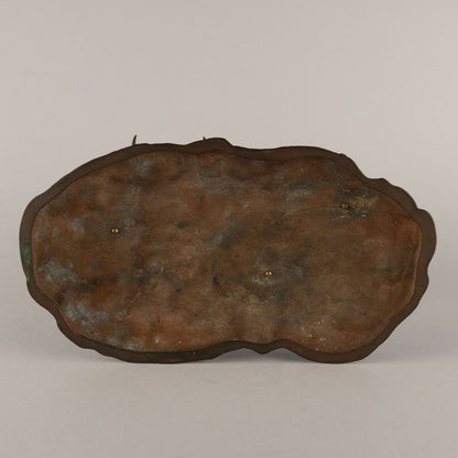 Cast bronze statue of Jurojin