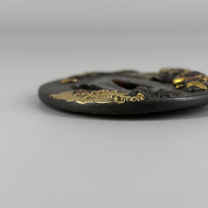 Sword Guard with a Design of Takeuchi no Sukune