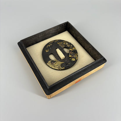 Sword Guard with a Design of Takeuchi no Sukune