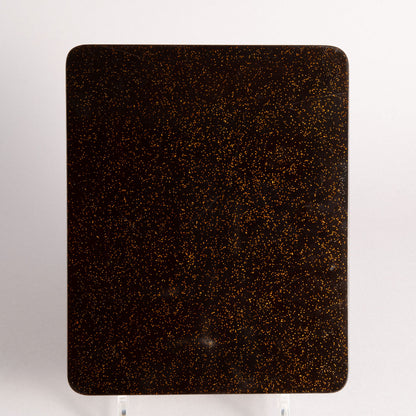 Flower and bird lacquerware stationery and inkstone box (set of 2)