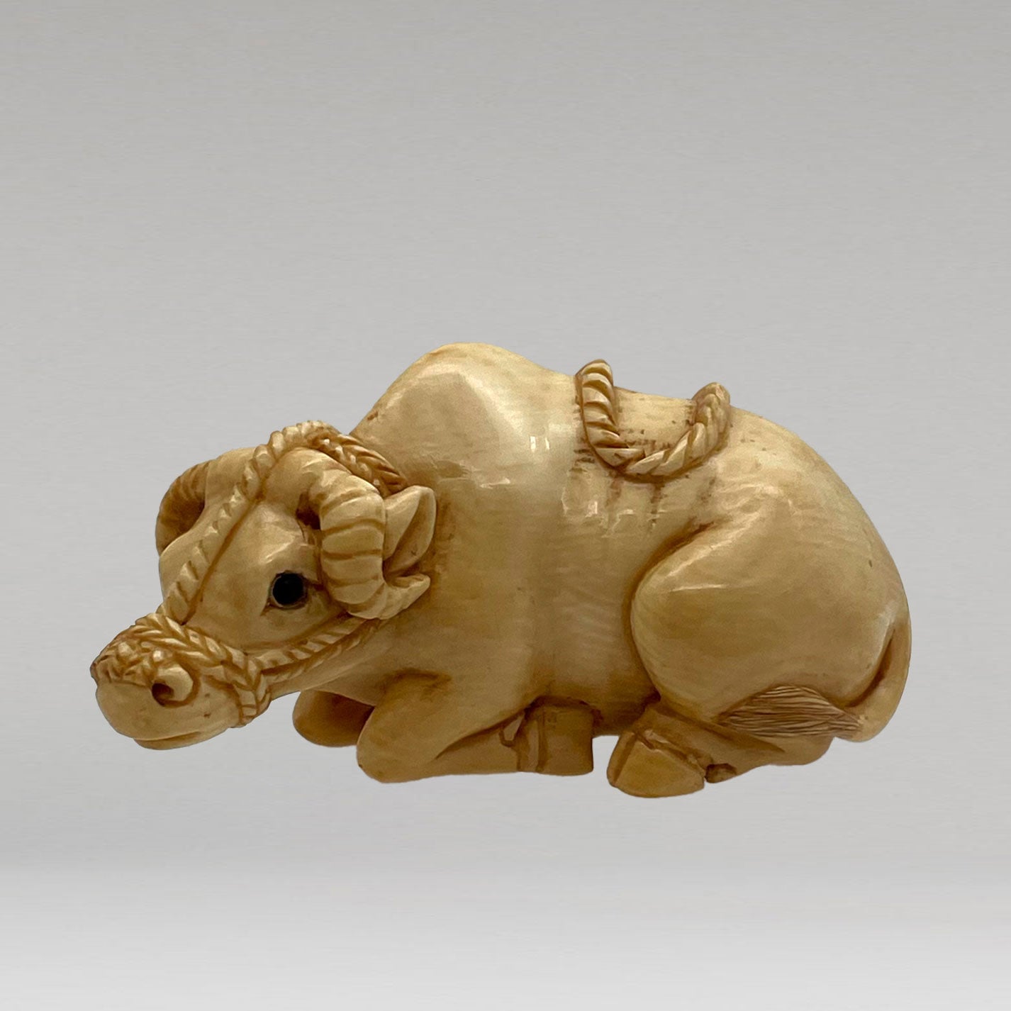 Ivory Netsuke Cow