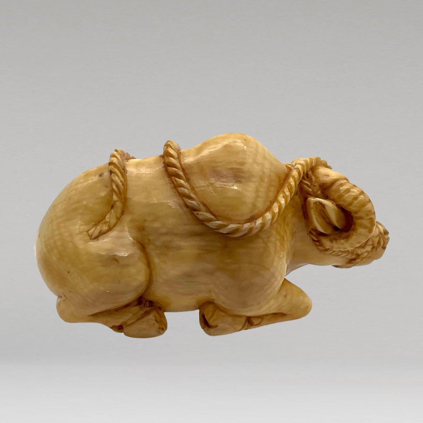 Ivory Netsuke Cow