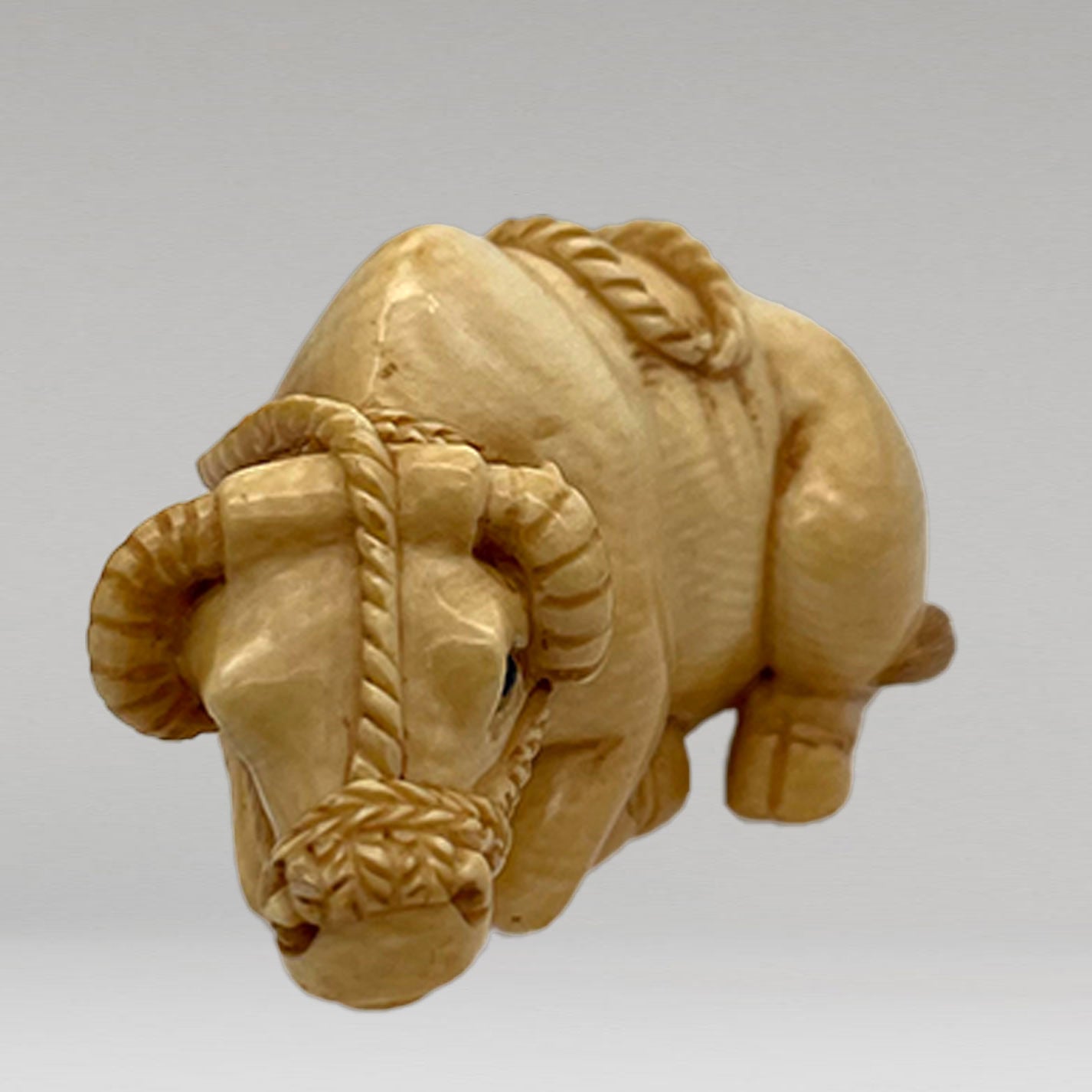 Ivory Netsuke Cow