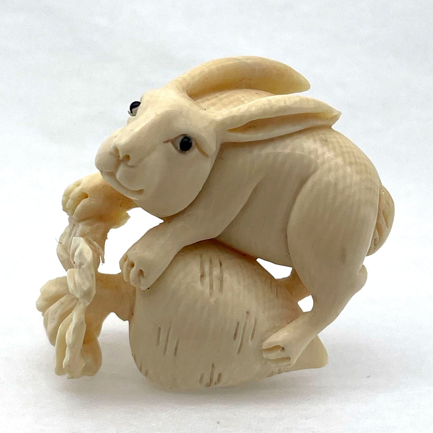 Ivory Netsuke Rabbit