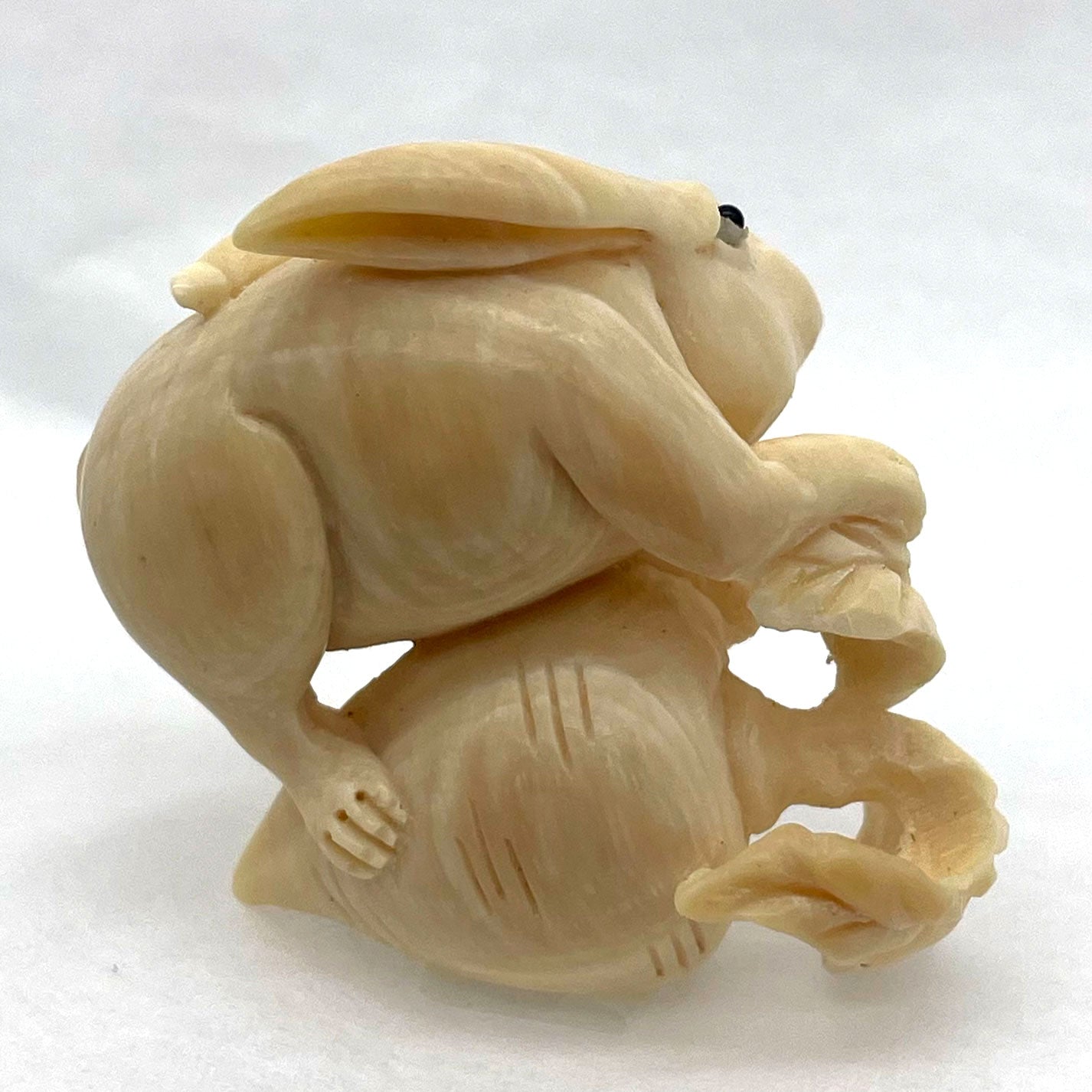 Ivory Netsuke Rabbit