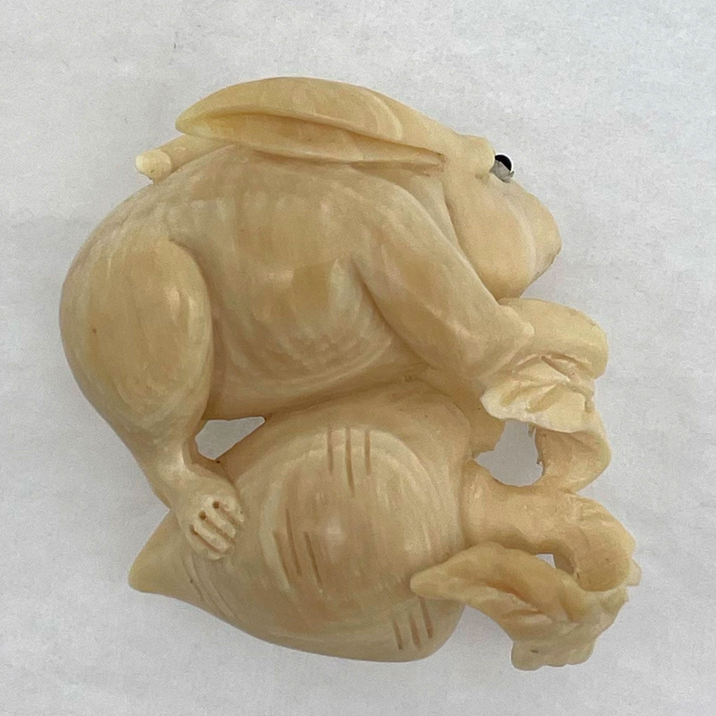 Ivory Netsuke Rabbit