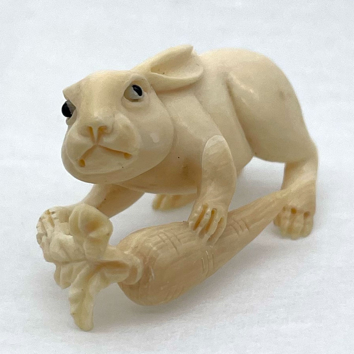 Ivory Netsuke Rabbit