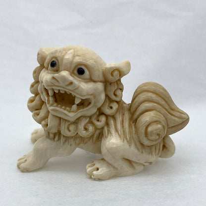 Ivory Netsuke Lion