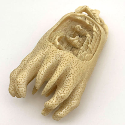 Ivory Buddha Hand Carved Figurine