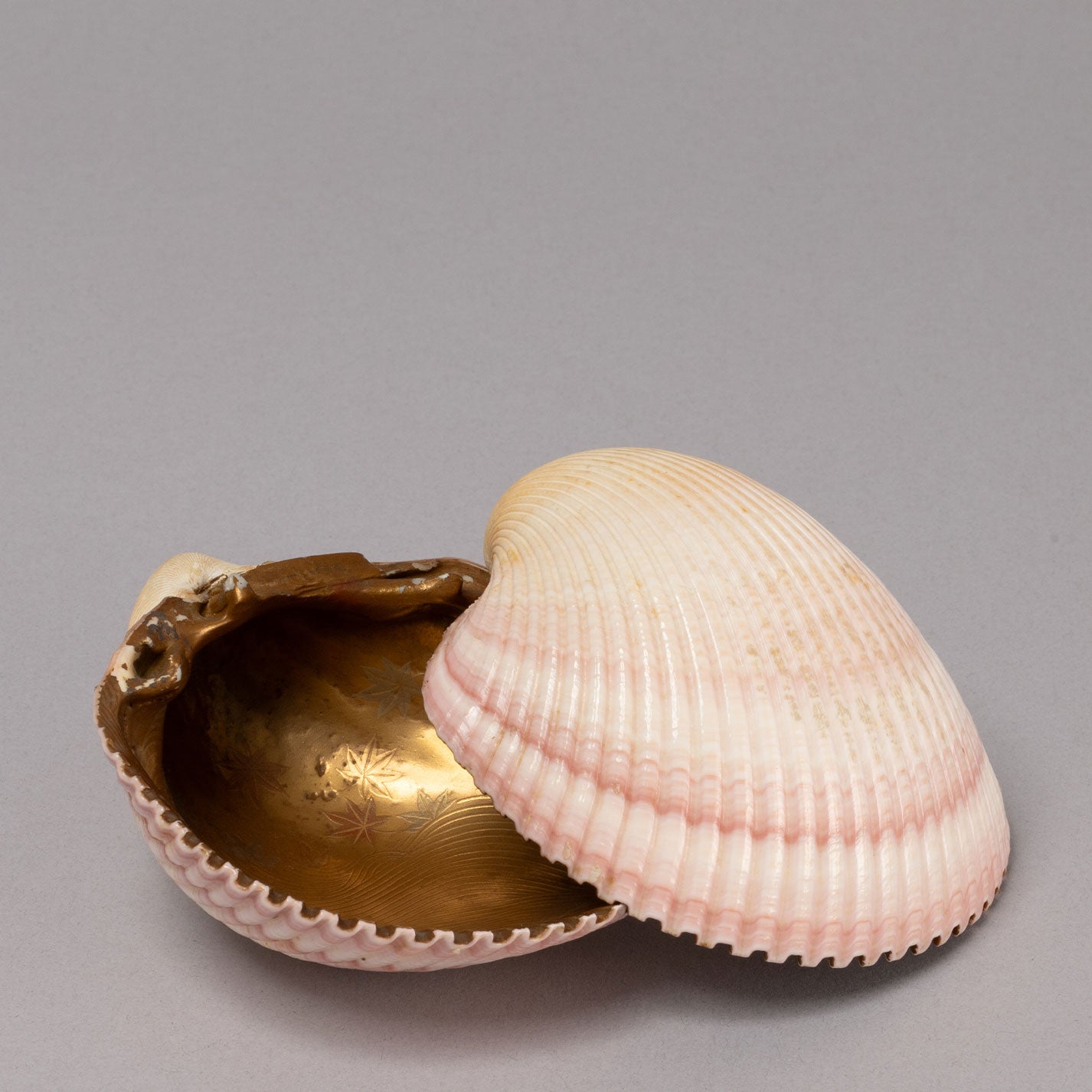 lacquer-painted shell incense holder [M0296]