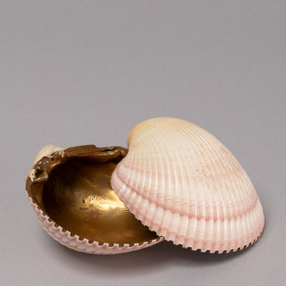 lacquer-painted shell incense holder [M0296]