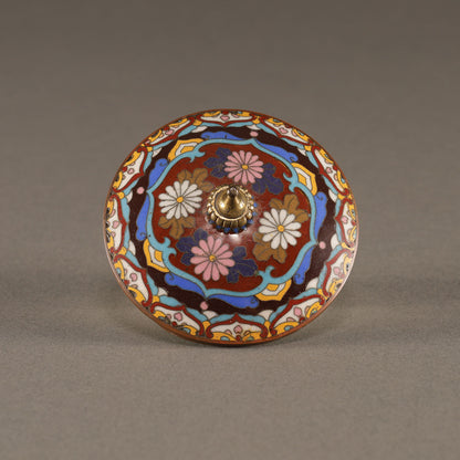 Cloisonné Incense Burner with Phoenix Design