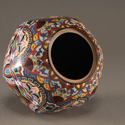 Cloisonné Incense Burner with Phoenix Design