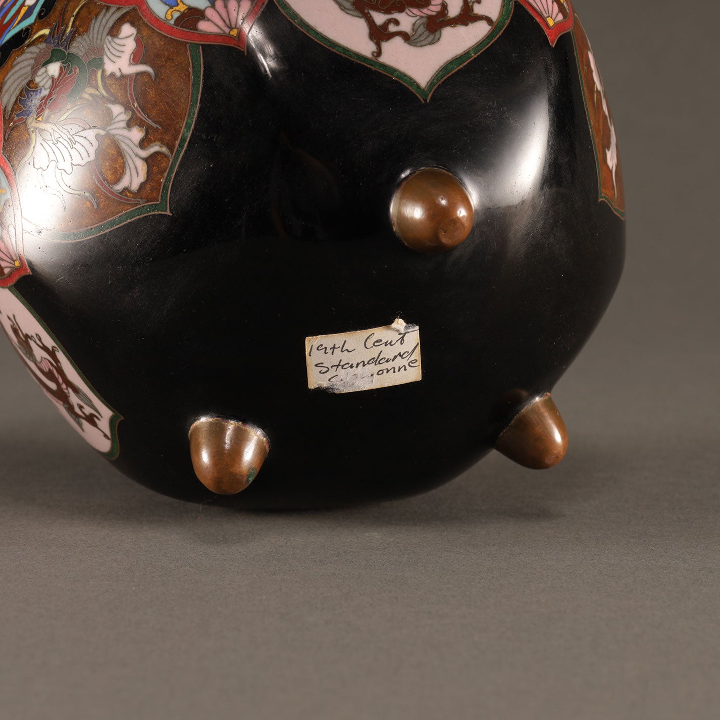 Cloisonné Incense Burner with Phoenix Design