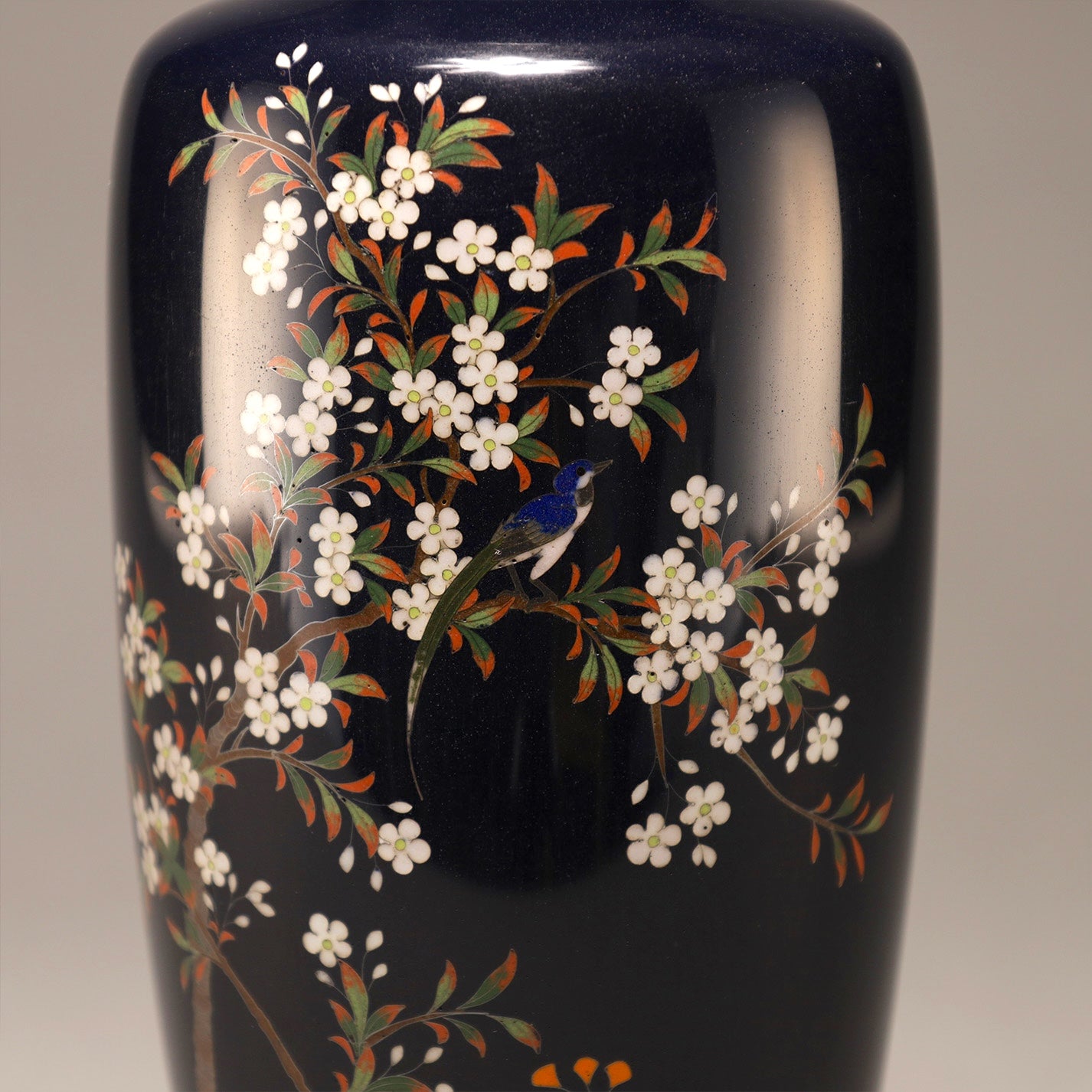 七宝花鳥図花瓶