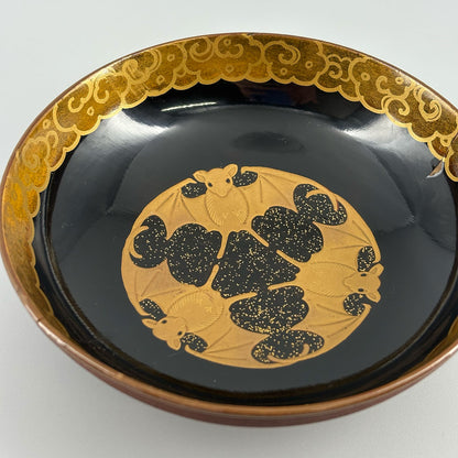 Maki-e Lingzhi Bat Bowl