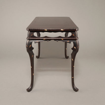 Japanese Makie Kasuga Stand with Scattered Flower Design