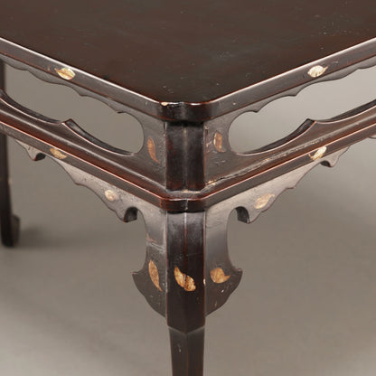 Japanese Makie Kasuga Stand with Scattered Flower Design