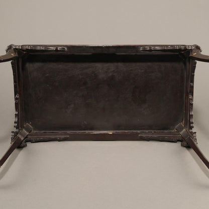 Japanese Makie Kasuga Stand with Scattered Flower Design