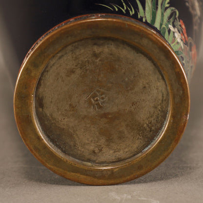 七宝花鳥紋花瓶