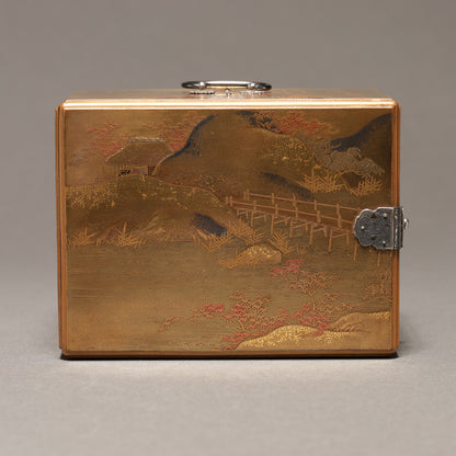 Landscape Maki-e Small Cabinet