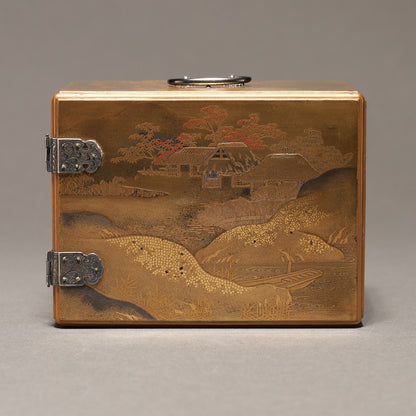 Landscape Maki-e Small Cabinet