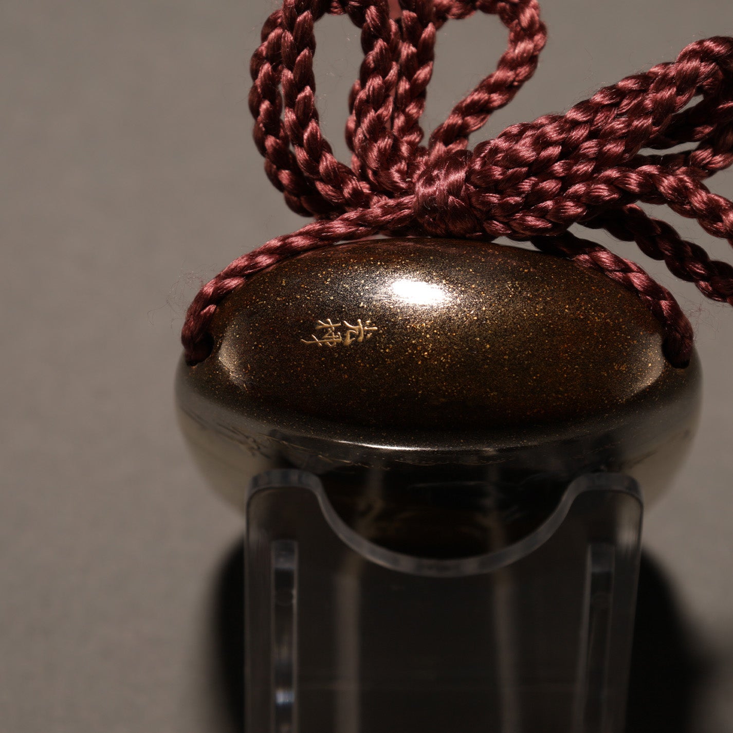 Puppy Maki-e Inrō (with Ivory Sennin Netsuke)