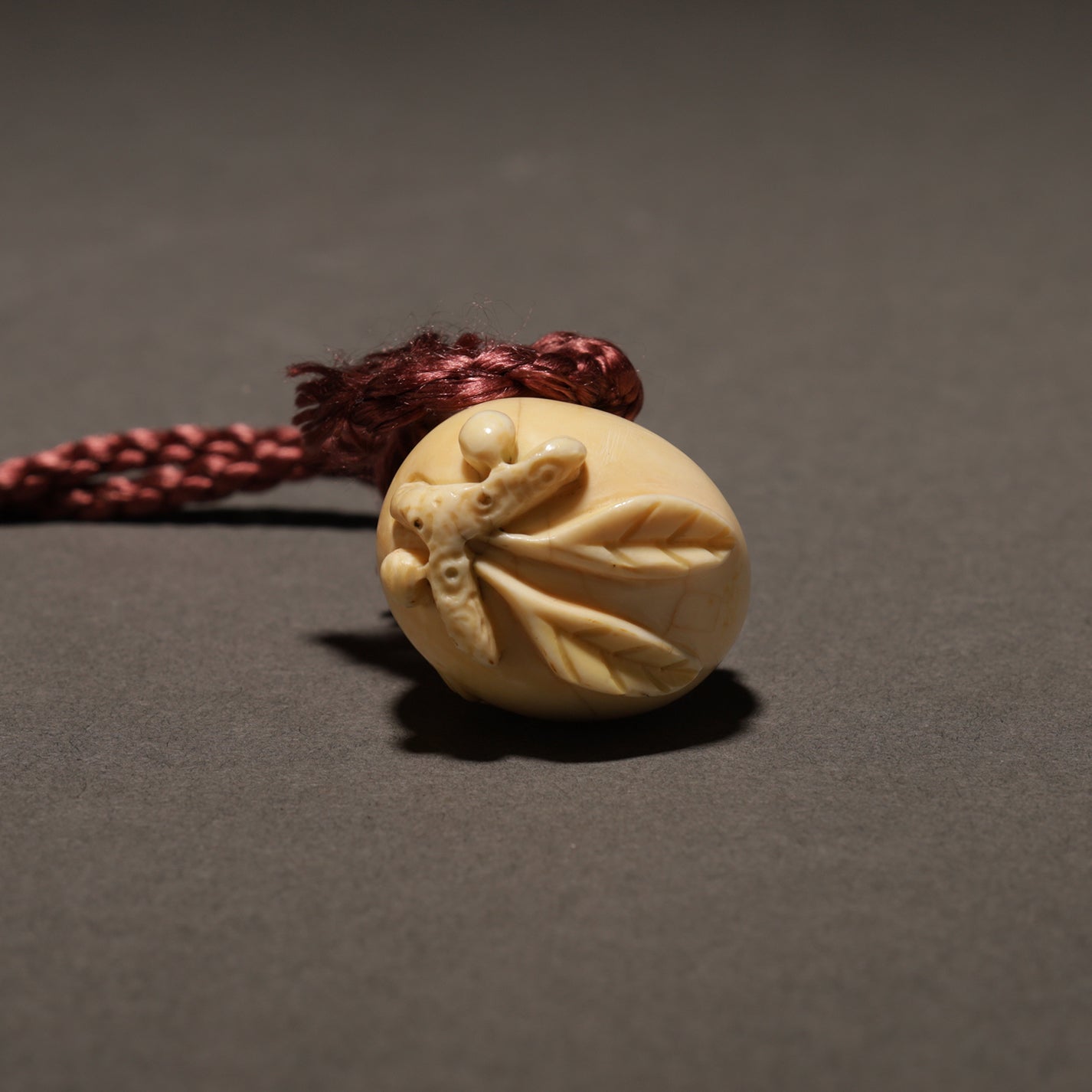 Puppy Maki-e Inrō (with Ivory Sennin Netsuke)