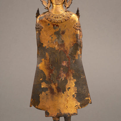 Gold lacquered Bodhisattva