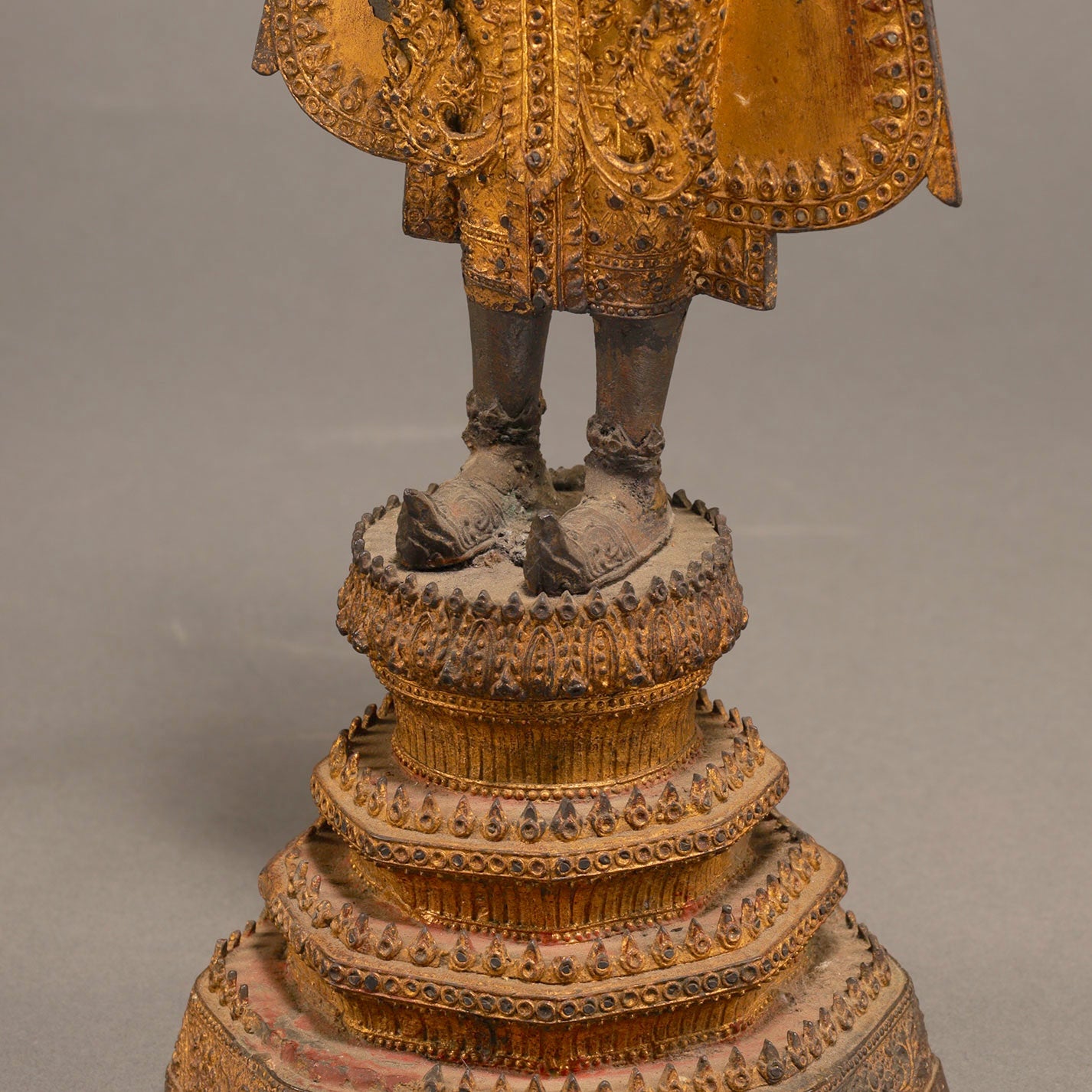 Gold lacquered Bodhisattva