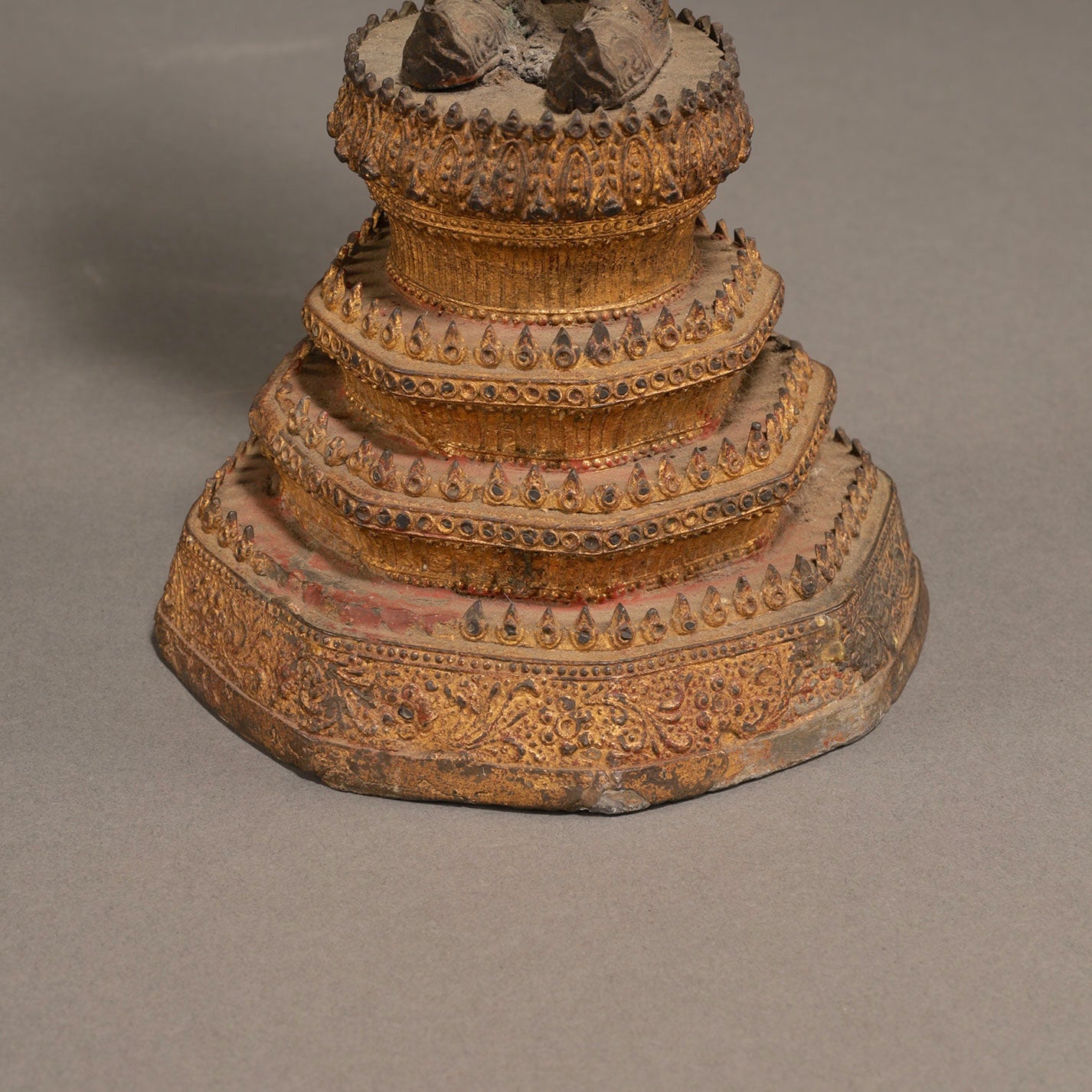 Gold lacquered Bodhisattva