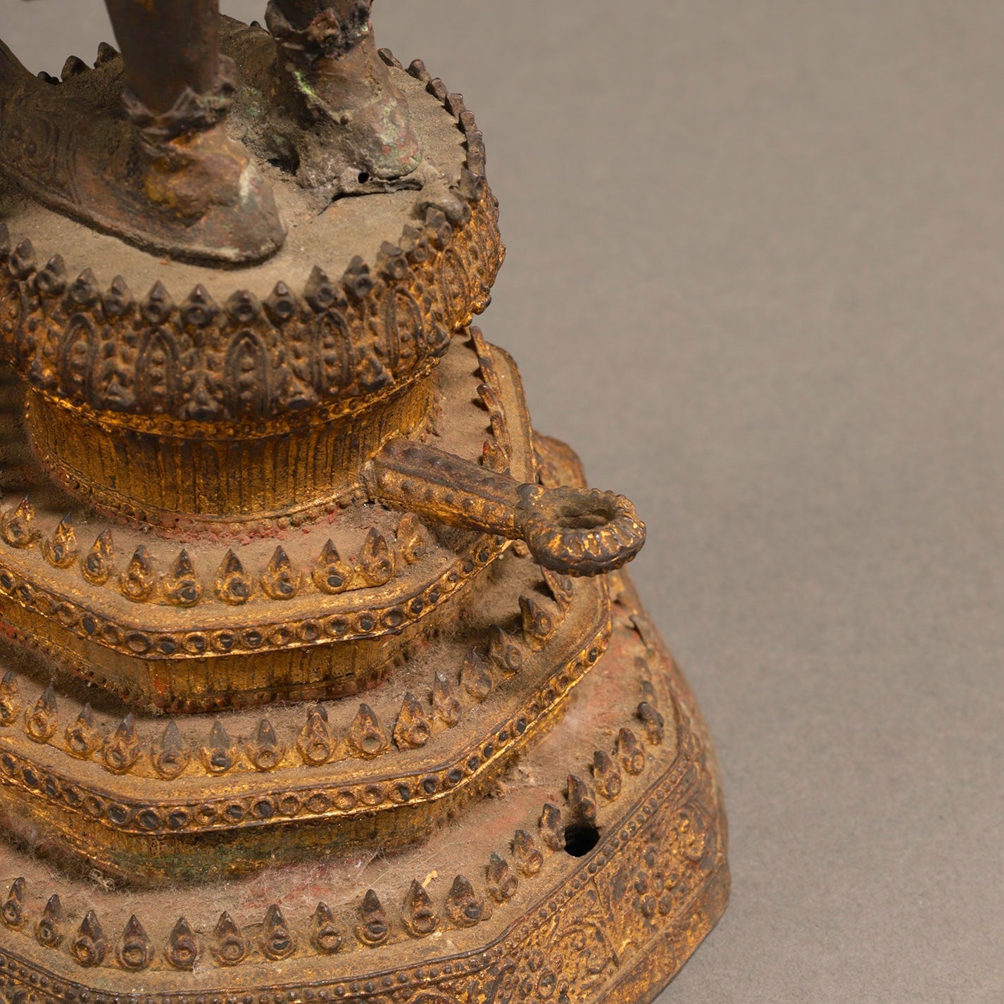 Gold lacquered Bodhisattva