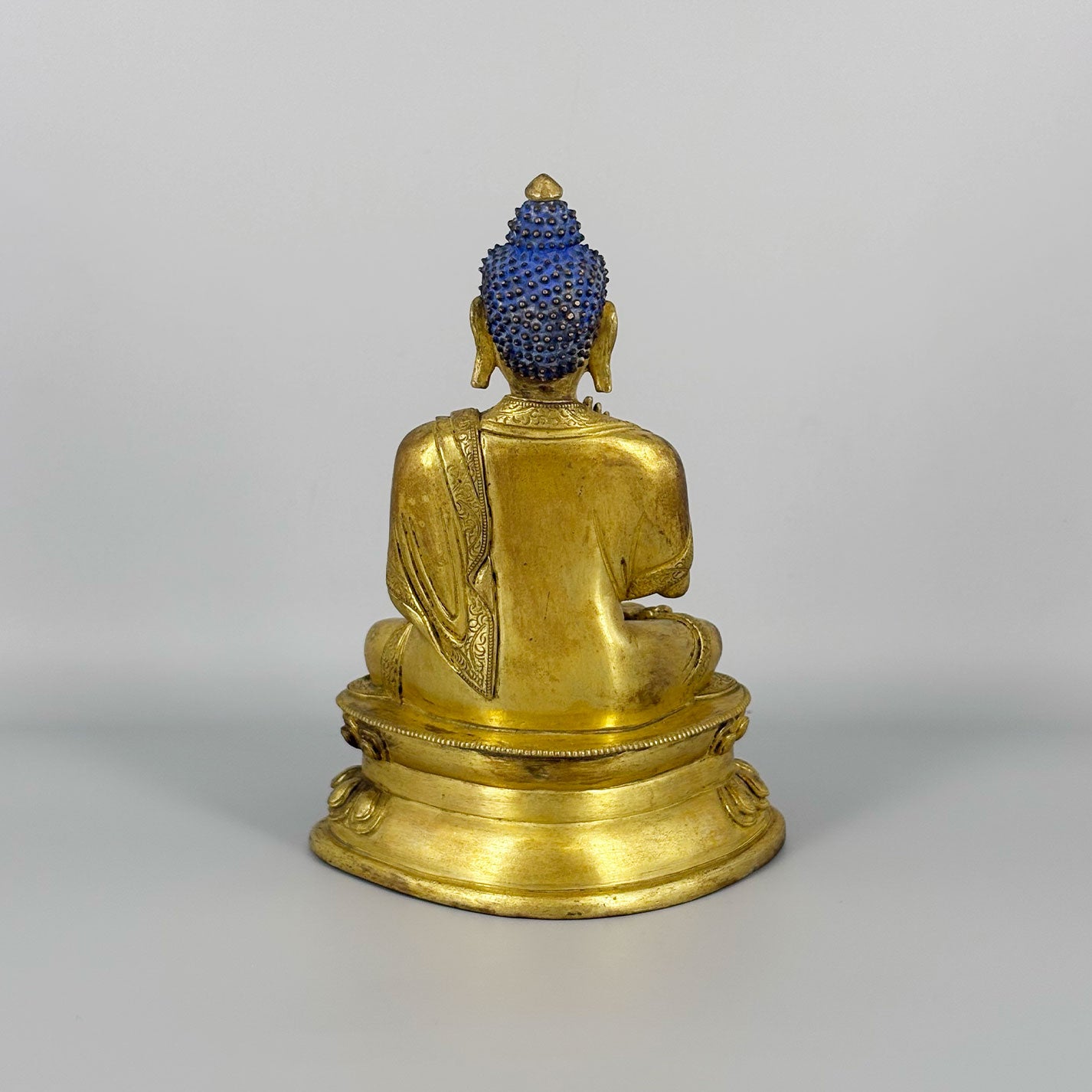 銅鍍金釋迦牟尼仏像