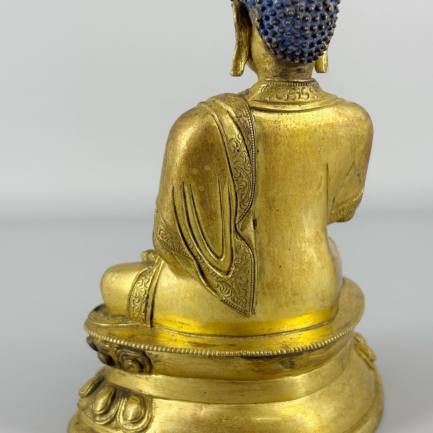 銅鍍金釋迦牟尼仏像