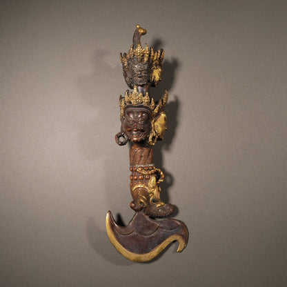 Tibetan Gilt Bronze Kartika